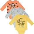 thumbnail image 1 of Disney Winnie the Pooh Eeyore Tigger Newborn Baby Boys 3 Pack Bodysuits Newborn to Infant, 1 of 5
