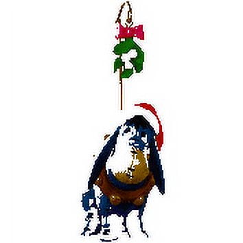 Disney Winnie the Pooh Eeyore's Christmas Kiss Ornament