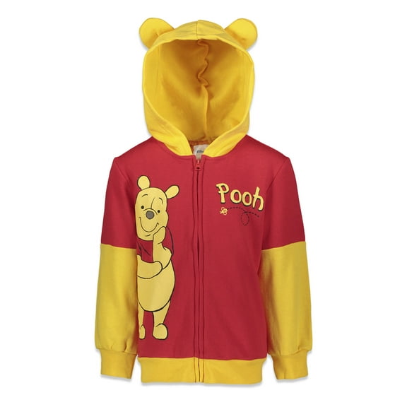 Disney Winnie the Pooh Fleece Zip Up Cosplay Hoodie Infant to Toddler