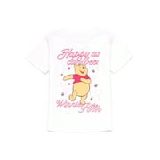 Disney Winnie the Pooh Girls Short Sleeve Graphic T-Shirt, Sizes 4-16