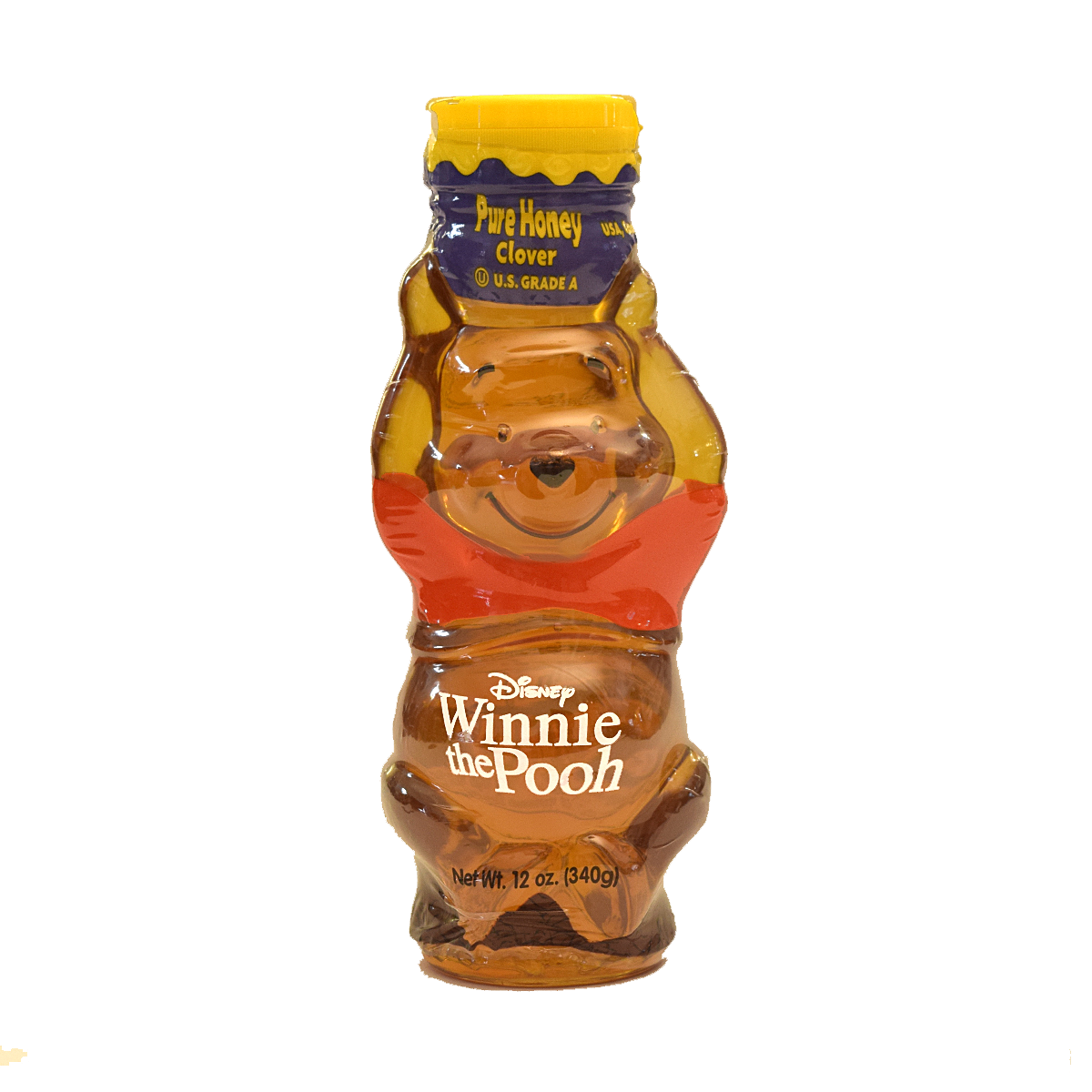 Disney Winnie the Pooh Honey Bear, 12oz Pure Clover Honey, No Allergens Contained - image 1 of 5