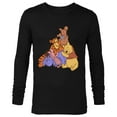 thumbnail image 1 of Disney Winnie the Pooh Hundred Acre Kanga Roo Group Hug - Long Sleeve T-Shirt for Men - Customized-Black, 1 of 5