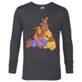 thumbnail image 1 of Disney Winnie the Pooh Hundred Acre Kanga Roo Group Hug - Long Sleeve T-Shirt for Men - Customized-Charcoal Heather, 1 of 5