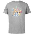 thumbnail image 1 of Disney Winnie the Pooh Hundred Acre Wood Birthday - Short Sleeve Cotton T-Shirt for Adults - Customized-Athletic Heather, 1 of 5
