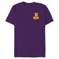 thumbnail image 1 of Disney Winnie the Pooh Hunny in My Pocket - Short Sleeve Blended T-Shirt for Adults - Customized-Purple, 1 of 5