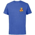 thumbnail image 1 of Disney Winnie the Pooh Hunny in My Pocket - Short Sleeve Cotton T-Shirt for Adults - Customized-Royal Heather, 1 of 5
