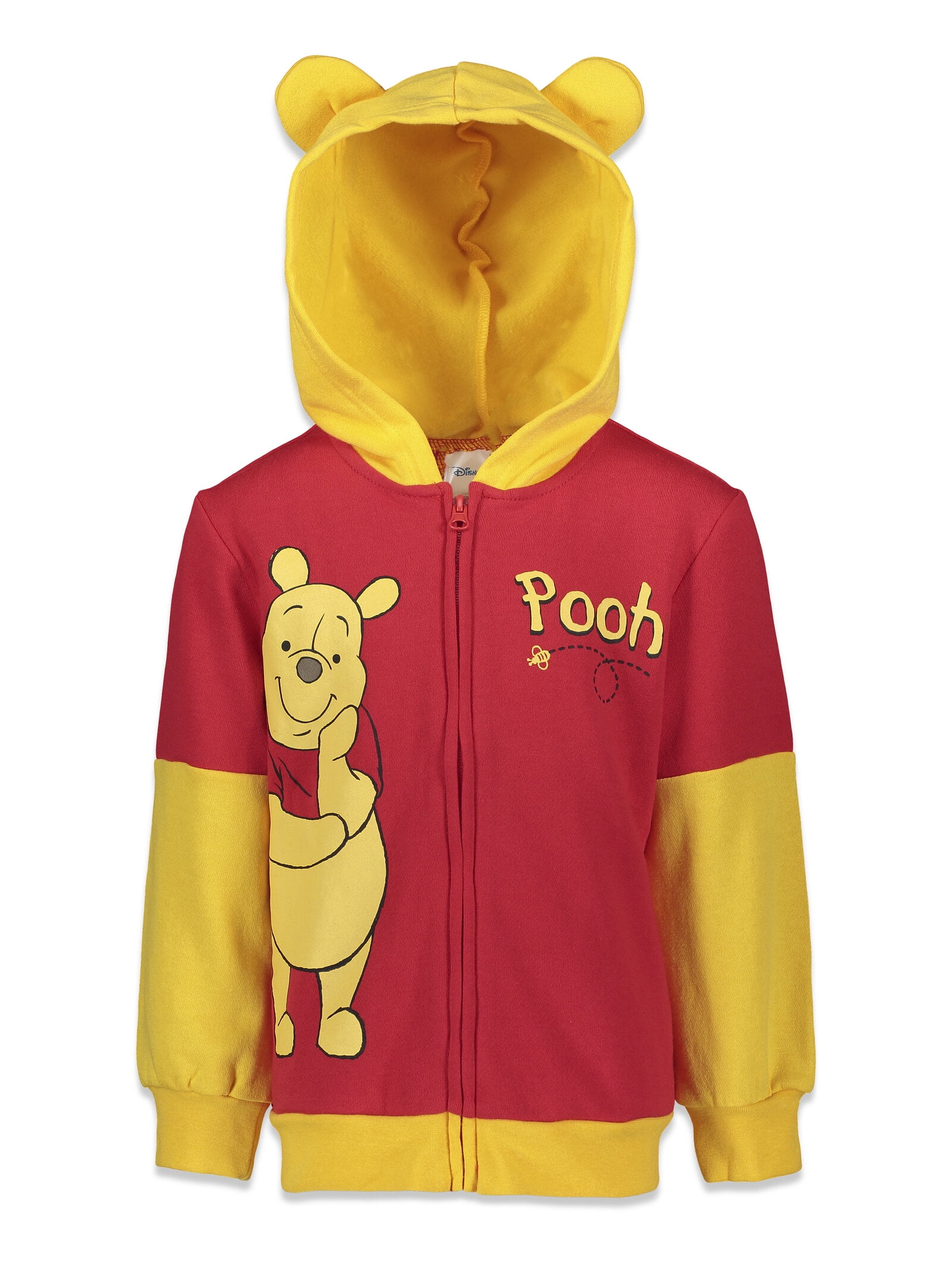 Disney Winnie the Pooh Incredibles Pixar Cars Lightning McQueen Fleece Zip  Up Cosplay Hoodie Infant to Big Kid - Walmart.com