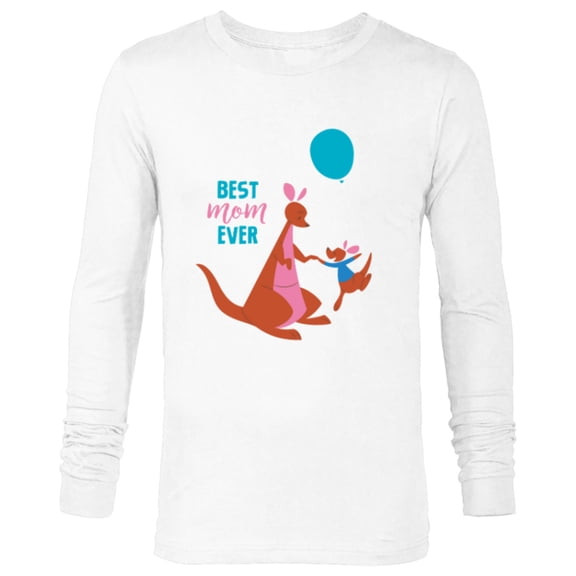 Disney Winnie the Pooh Kanga and Roo Best Mom Ever - Long Sleeve T-Shirt for Men - Customized-White