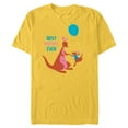 thumbnail image 1 of Disney Winnie the Pooh Kanga and Roo Best Mom Ever - Short Sleeve Blended T-Shirt for Adults - Customized-Yellow, 1 of 5