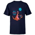 thumbnail image 1 of Disney Winnie the Pooh Kanga and Roo Best Mom Ever - Short Sleeve T-Shirt for Kids - Customized-Navy, 1 of 5