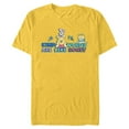 thumbnail image 1 of Disney Winnie the Pooh Kind Words Are Like Honey - Short Sleeve Blended T-Shirt for Adults - Customized-Yellow, 1 of 5