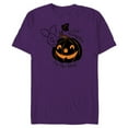 thumbnail image 1 of Disney Winnie the Pooh Lil’ Pumpkin on the Way Halloween - Short Sleeve Blended T-Shirt for Adults - Customized-Berry Snow Heather, 1 of 5