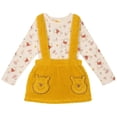thumbnail image 1 of Disney Winnie the Pooh Little Girls' 2-Piece Tee and Suspender Skirt Set Gold, 1 of 7