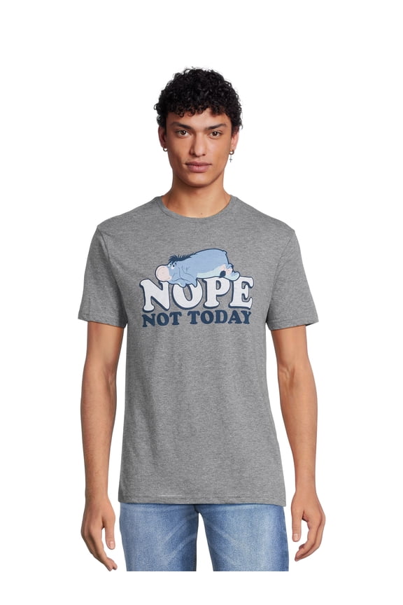 Winnie the Pooh Men’s & Big Men’s Eeyore Nope Graphic Tee, Sizes S-3XL