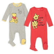 Disney Winnie the Pooh Newborn Baby Boys 2 Pack Sleep N' Plays Newborn to Infant