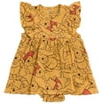 thumbnail image 1 of Disney Winnie the Pooh Newborn Baby Girls Romper Orange 6-9 Months, 1 of 5
