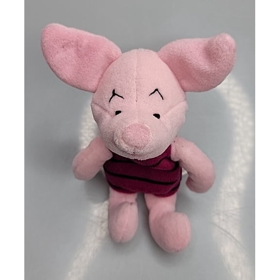 Disney - Winnie the Pooh PIGLET 8" Plush (No Hang Tag)(BONUS 1 FUN CHOPS)