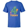thumbnail image 1 of Disney Winnie the Pooh & Piglet Birthday 4 Years Old Today - Short Sleeve T-Shirt for Kids - Customized-Royal, 1 of 5
