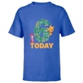 thumbnail image 1 of Disney Winnie the Pooh & Piglet Birthday 6 Years Old Today - Short Sleeve T-Shirt for Kids - Customized-Royal, 1 of 5