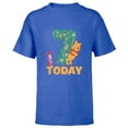 thumbnail image 1 of Disney Winnie the Pooh & Piglet Birthday 7 Years Old Today - Short Sleeve T-Shirt for Kids - Customized-Royal, 1 of 5