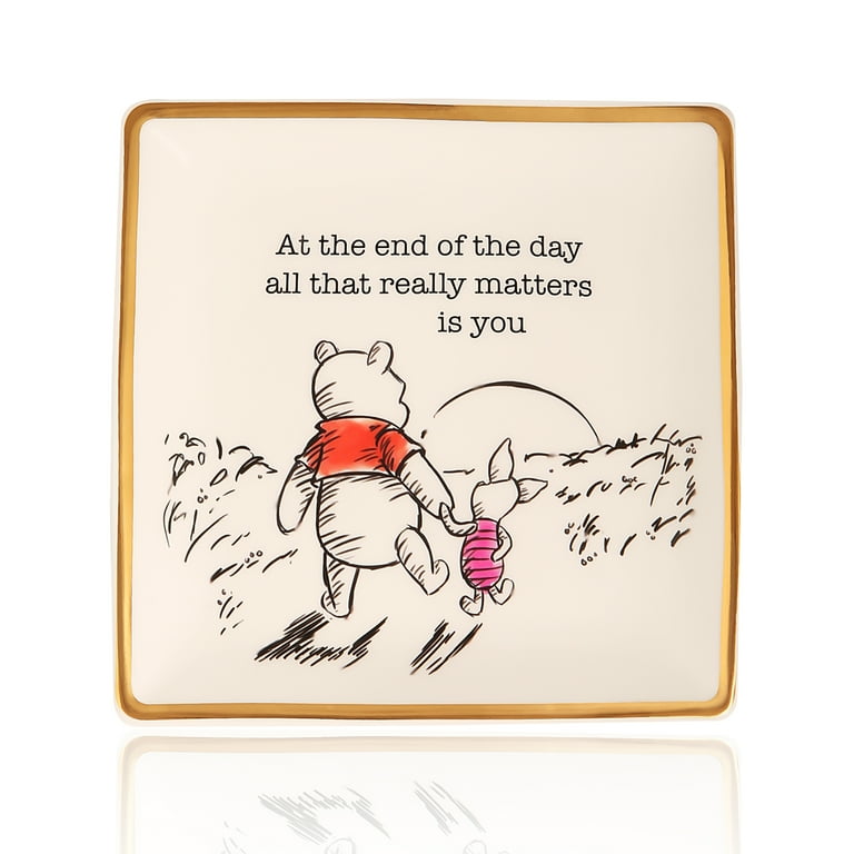 Disney Winnie the Pooh Piglet Ceramic Trinket Tray Jewelry Plate