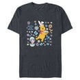 thumbnail image 1 of Disney Winnie the Pooh & Piglet Easter Besties and Blooms - Short Sleeve Blended T-Shirt for Adults - Customized-Navy Heather, 1 of 5