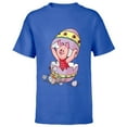 thumbnail image 1 of Disney Winnie the Pooh Piglet Easter Egg - Short Sleeve T-Shirt for Kids - Customized-Royal, 1 of 5