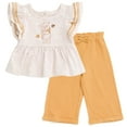 thumbnail image 1 of Disney Winnie the Pooh Piglet Peplum Tank Top and Cotton Gauze Pants Outfit Set Infant to Big Kid, 1 of 5