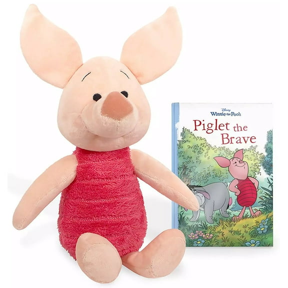 Disney Winnie the Pooh Piglet Plush & Book