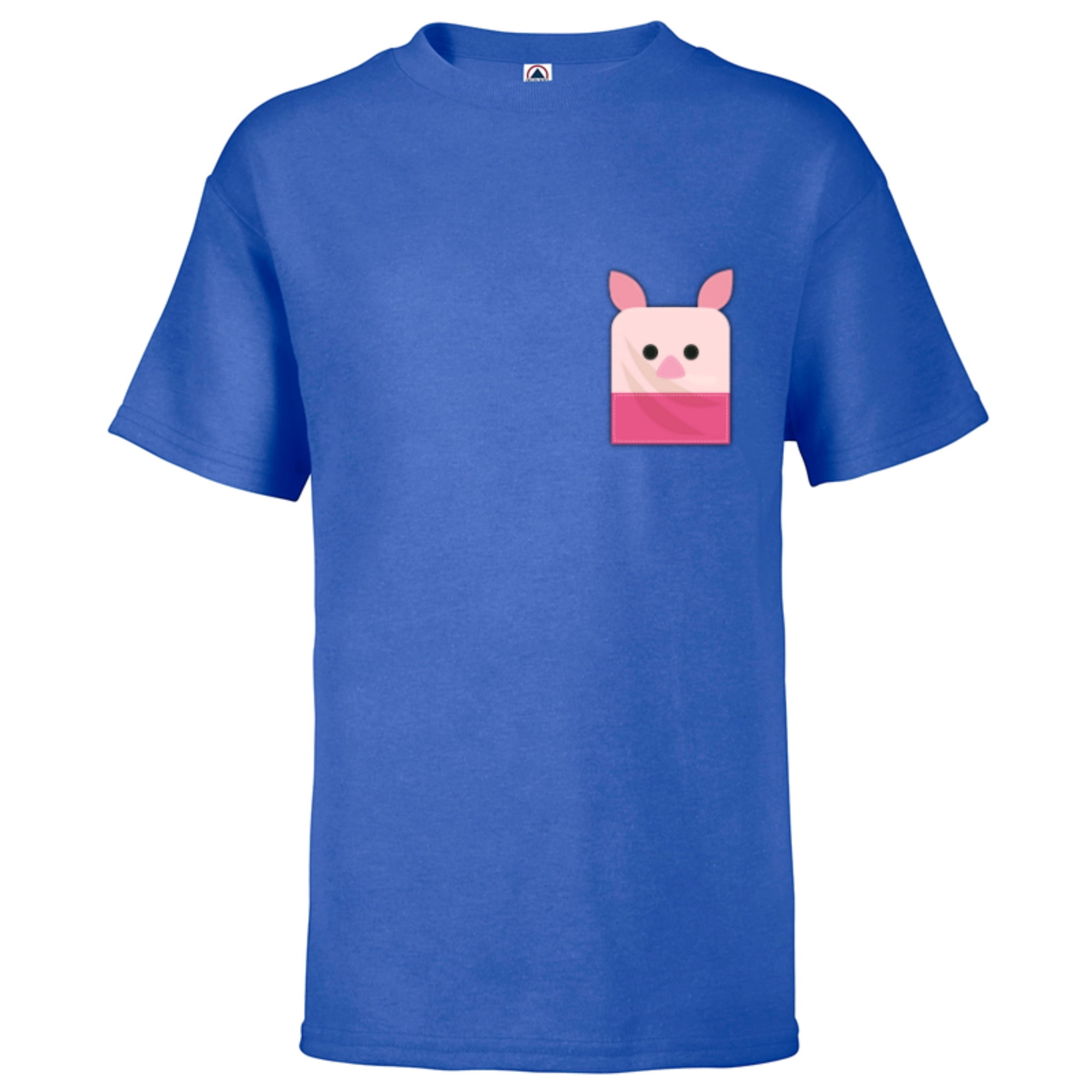Disney Winnie the Pooh Piglet Small Block Character Pocket - Short ...