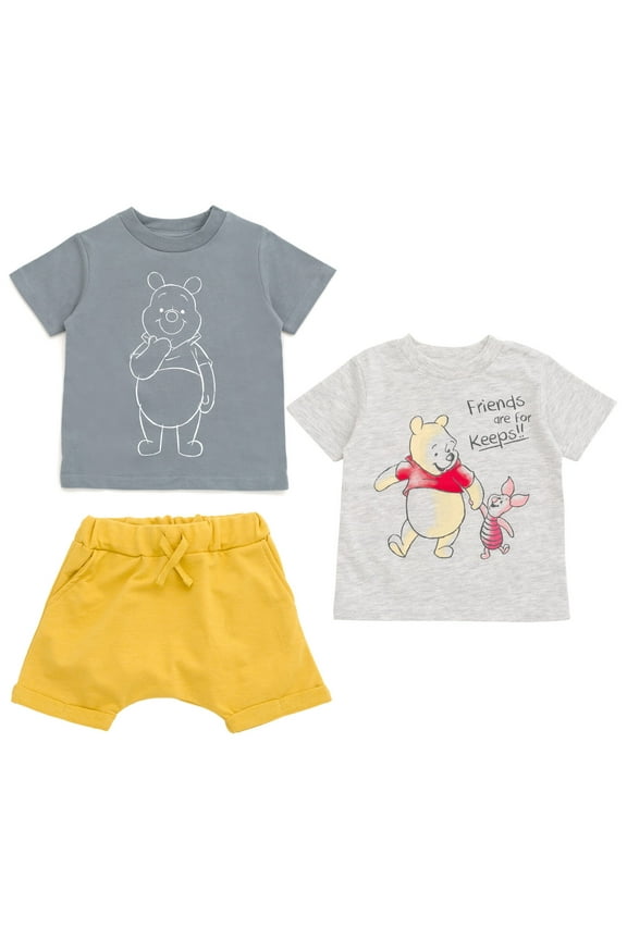 Winnie the Pooh Piglet T-Shirts and French Terry Shorts Infant to Toddler