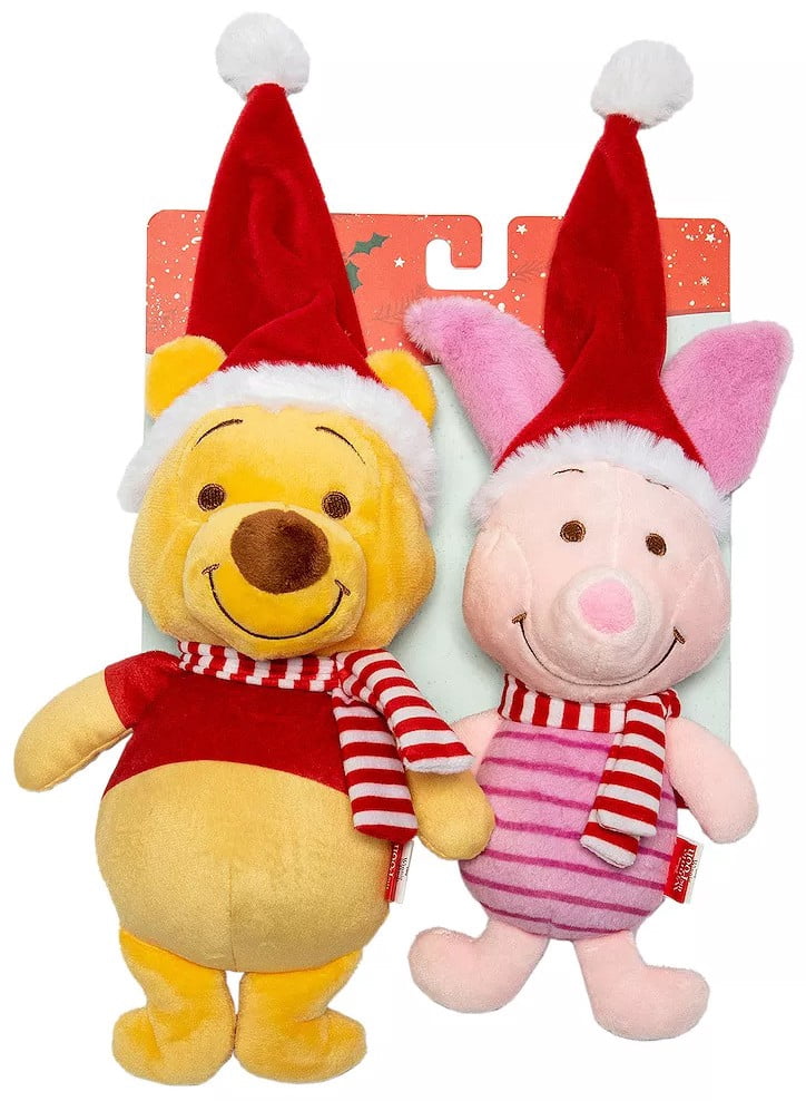 Disney Winnie the Pooh Pooh & Piglet Dog Toy 2-Pack