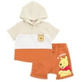 thumbnail image 1 of Disney Winnie the Pooh Pullover Hoodie and French Terry Shorts Newborn to Toddler, 1 of 5