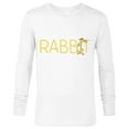 thumbnail image 1 of Disney Winnie the Pooh Rabbit Classic Lettering - Long Sleeve T-Shirt for Men - Customized-White, 1 of 5