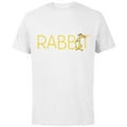 thumbnail image 1 of Disney Winnie the Pooh Rabbit Classic Lettering - Short Sleeve Cotton T-Shirt for Adults - Customized-White, 1 of 5
