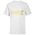 thumbnail image 1 of Disney Winnie the Pooh Rabbit Classic Lettering - Short Sleeve T-Shirt for Kids - Customized-White, 1 of 5