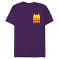 thumbnail image 1 of Disney Winnie the Pooh Small Block Character Pocket - Short Sleeve Blended T-Shirt for Adults - Customized-Purple, 1 of 5