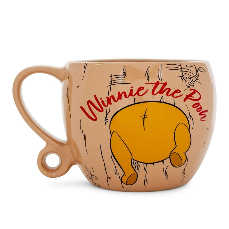  Silver Buffalo Winnie the Pooh Honey Hunny Pot Ceramic 3D  Sculpted Coffee Mug, 23 Ounces : Home & Kitchen