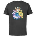 thumbnail image 1 of Disney Winnie the Pooh Team - Short Sleeve Cotton T-Shirt for Adults - Customized-Charcoal, 1 of 2