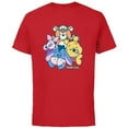 thumbnail image 1 of Disney Winnie the Pooh Team - Short Sleeve Cotton T-Shirt for Adults - Customized-Red, 1 of 5