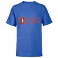 thumbnail image 1 of Disney Winnie the Pooh Tigger Classic Lettering - Short Sleeve T-Shirt for Kids - Customized-Royal, 1 of 5