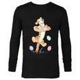 thumbnail image 1 of Disney Winnie the Pooh Tigger Easter Egg Bounce - Long Sleeve T-Shirt for Men - Customized-Black, 1 of 5