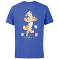 thumbnail image 1 of Disney Winnie the Pooh Tigger Easter Egg Bounce - Short Sleeve Cotton T-Shirt for Adults - Customized-Royal Heather, 1 of 5