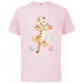thumbnail image 1 of Disney Winnie the Pooh Tigger Easter Egg Bounce - Short Sleeve Cotton T-Shirt for Adults - Customized-Soft Pink, 1 of 5