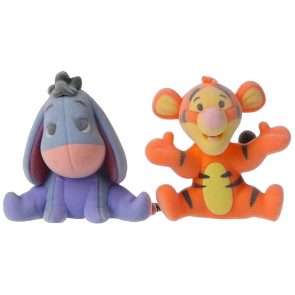 Disney Winnie the Pooh Tigger & Eeyore Mini Figure 2-Pack [Flocked]