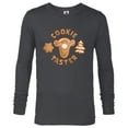 thumbnail image 1 of Disney Winnie the Pooh Tigger Gingerbread Cookie Taster - Long Sleeve T-Shirt for Men - Customized-Charcoal Heather, 1 of 5