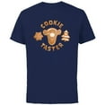 thumbnail image 1 of Disney Winnie the Pooh Tigger Gingerbread Cookie Taster - Short Sleeve Cotton T-Shirt for Adults - Customized-Navy, 1 of 5