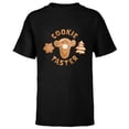 thumbnail image 1 of Disney Winnie the Pooh Tigger Gingerbread Cookie Taster - Short Sleeve T-Shirt for Kids - Customized-Black, 1 of 5