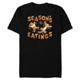 thumbnail image 1 of Disney Winnie the Pooh Tigger Gingerbread Season’s Eatings - Short Sleeve Blended T-Shirt for Adults - Customized-Black, 1 of 5