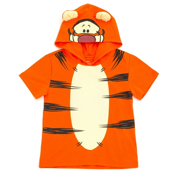 Disney Winnie the Pooh Tigger Hooded Matching Family Cosplay T-Shirt Infant to Little Kid